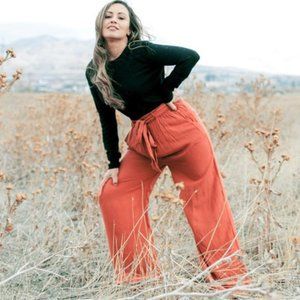 Jessie Relaxed Fit Bottoms | Rust